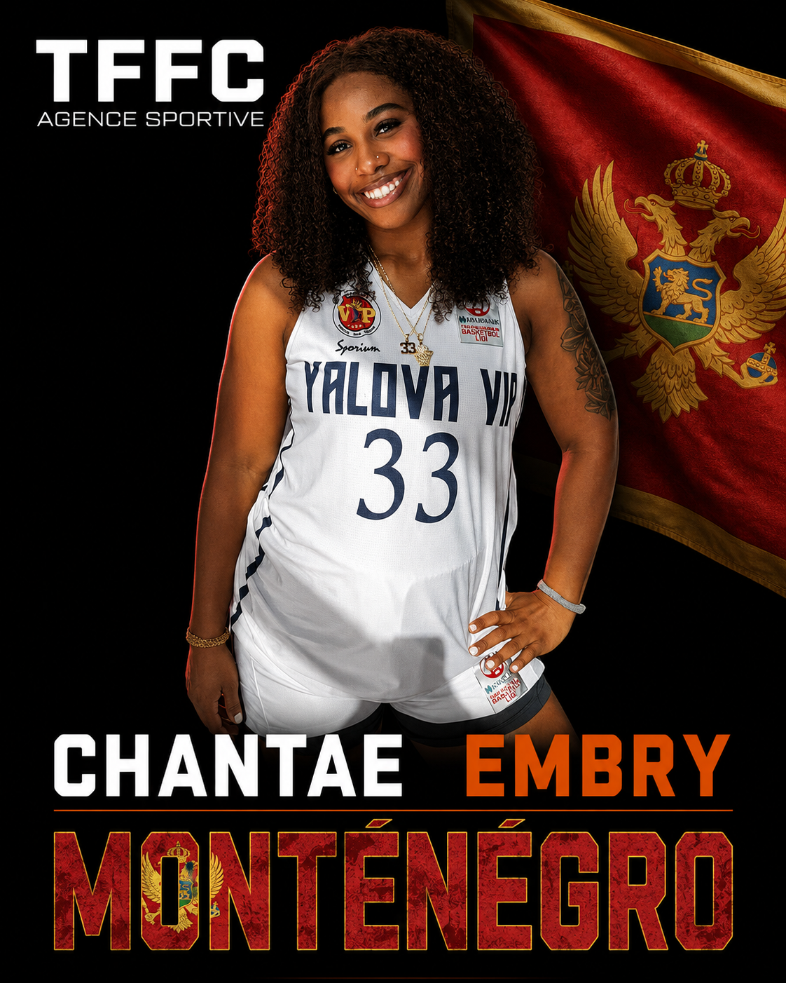 Chantae Embry — Monténégro